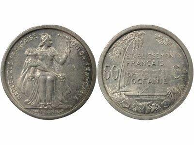 50 Centimes Seated Liberty - 1949 Paris