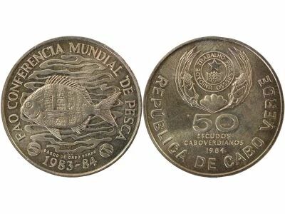 50 Escudos, World Conf. on Fisheries - 1984 Lisbon