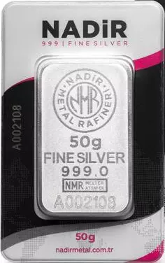 50 Grammes  Argent - Nadir