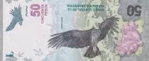 50 Pesos Condor -  Montagne - 2020 (format vertical) - Letter B