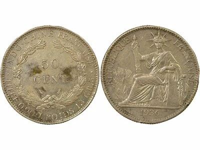 50 Silver Centiemes - 1936 Paris