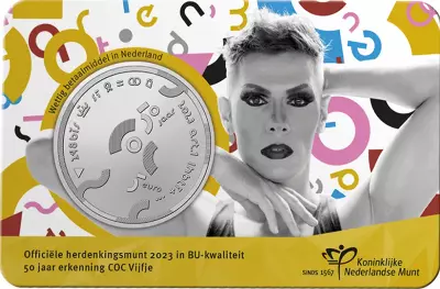 50 years of the COC - 5 Euros Coincard UNC 2023