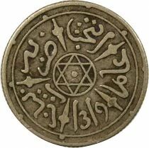 Abdel Aziz - 1/2 Silver Dirham - 1319 AH (1901 / 1902) Paris