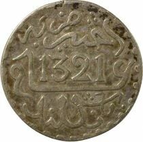 Abdel Aziz - 1/2 Silver Dirham - 1321 AH (1903 / 1904) London