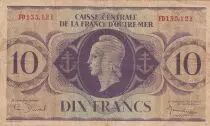 AEF 10 Francs - Marianne - 1944 - Serial FD135.121