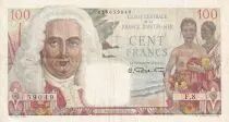 AEF 100 Francs - La Bourdonnais - 1946 - Serial F.8 - VF+ - P.24
