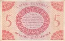 AEF 5 Francs - Marianne - 1944 - Serial BB-043.547 - P.15b