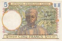 AEF 5 Francs - ND (1941) - P.6