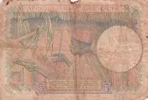 AEF 5 Francs Afrique Française Libre - 1941 - Serial A 33 - P.6