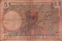 AEF 5 Francs Afrique Française Libre - 1941 - Série A 34 - P.6