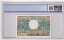 AEF 50 Francs - AEF and Cameroun - ND (1957) - Serial B.9 - PCGS 64