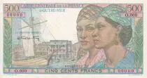 AEF 500 Francs - Pointe à Pitre - 1946 - Specimen - AU - P.25s
