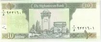 Afganist&aacute;n 10 Afghanis Mosque - Arch of Victory near Kabul 2002