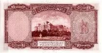 Afganist&aacute;n 10 Afghanis Roi Muhammad Zahir - Palace - 1939