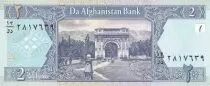 Afganist�n 2 Afghanis-  Victory Arch near Kabul - 2002 - UNC - P.65a