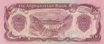 Afghanistan 100 Afghanis Farmer - Hydroelectric dam - 1979