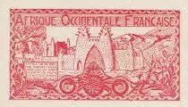 &Aacute;frica del oeste francesa 0.50 Franc - Red - ND (1944)
