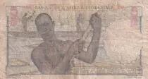 &Aacute;frica del oeste francesa 10 Francs - Head of woman - 1947 - P.7