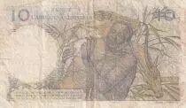 &Aacute;frica del oeste francesa 10 Francs - Hunters - 18-01-1946 - Serial O.4 - P.37