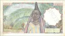 &Aacute;frica del oeste francesa 1000 Francs Woman, jugs - 1948 - Specimen