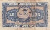 &Aacute;frica del oeste francesa 5 Francs - Africaine - 1942 - Lettre D