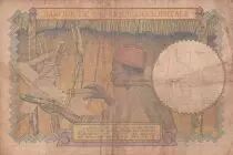 &Aacute;frica del oeste francesa 5 Francs - Coffe tree - Man weaving - 10/03/1938 - Serial A.5362 - F - P.21