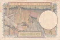 &Aacute;frica del oeste francesa 5 Francs - Coffee Tree - Weaver Bird - 22-04-1942 - Series Z