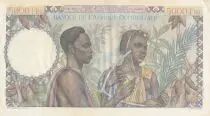 &Aacute;frica del oeste francesa 5000 Francs 22-12-1950 Serial P.248 - P.43