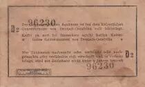 Africa dell\'est tedesca 1 Rupees - Black - 1915 - Serial D.2 - P.9Ab