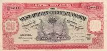 Africa dell\'ovest britannico 20 Shillings - Fake - Palmer - 1923 - XF to AU - P.8x