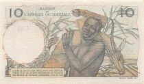 Africa dell\'ovest francese 10 Francs - 29-12-1950 - P.37