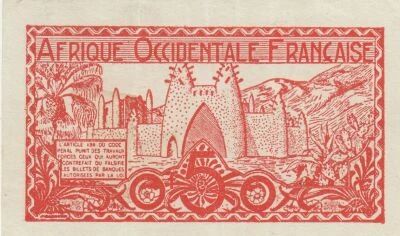 Africa dell\'ovest francese 50 centimes - Fortress - 1944