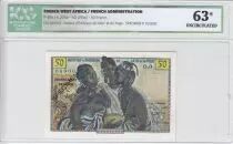 Africa dell\'ovest francese 50 Francs Women - Dancer, harbor - Specimen ICG UNC63
