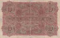 Afrique de l\'Est Allemande 10 Rupien Port de Dar El Salam - 1905 - 27554