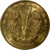 Afrique de l\'Ouest 10 Francs - 1956 Paris