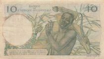 Afrique de l\'Ouest 10 Francs - 28-10-1954 - P.37