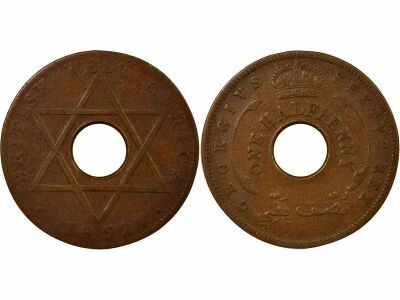 Afrique de l\'Ouest Britannique George VI - 1/2 Penny - 1952 Londres
