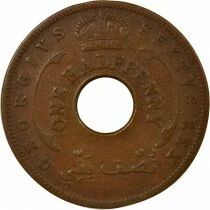 Afrique de l\'Ouest Britannique George VI - 1/2 Penny - 1952 Londres