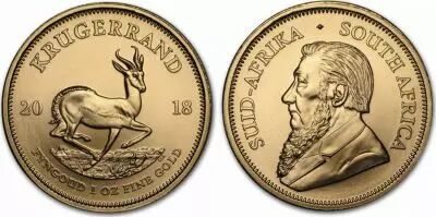 Afrique du Sud 1 Kruggerand Paul Kruger 1 Once Or - Springbok 2018