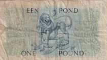 Afrique du Sud 1 Pound - Jan Van Riebeek - Lion - 23-11-1951 - Série B.104 - P.93d