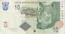 Afrique du Sud 10 Rand - Rhinocéros - Mouton - ND (2005-2009) - P.128a