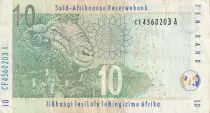 Afrique du Sud 10 Rand - Rhinocéros - Mouton - ND (2005-2009) - P.128a