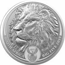 Afrique du Sud LOT COMPLET  The Big Five - 5 X 1 Once Argent AFRIQUE DU SUD