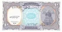 �gypten 10 Piastres - Sphinx, Pyramides - 1999