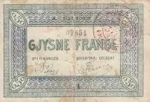 Albania 1 Franc Red et Blue, Village - 1918