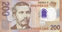Albania 200 Leke - Naim Frasheri - Polymer - 2017 - UNC - P.NEW