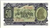 Albania 50 Leké Skanderbeg - Soldier - 1957