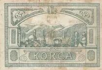 Albanie 50 centimes Vert et Bleu, Village - 1918