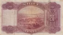 Albanien 20 Franka Ari - Young man - ND (1945) - Serial H - P.12b