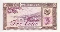Albanien 3 Lek&euml; - Woman - Landscape  - Specimen - 1976 - Serial JO - P.41s2